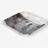 Brautkleidstil Pappteller (Gewinkelt)