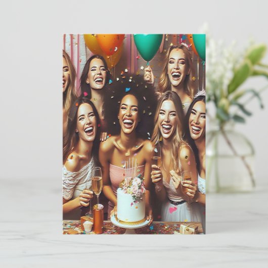 Brautkommando Einladung (Stehend Vorderseite)