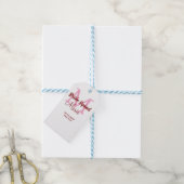 Brautkommando hinzufügen Name Monogramm Brautjungf Geschenkanhänger (Mit Garn)