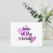 Brautkorb Postkarte (Stehend Vorderseite)