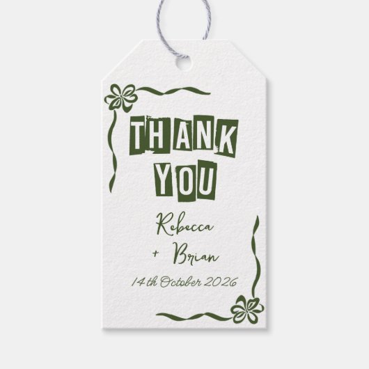 Brautkraut Geschenkanhänger (Vorderseite)