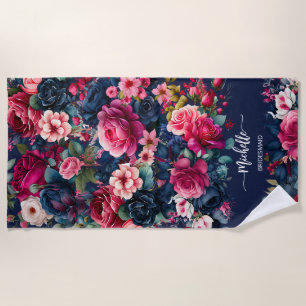 Brautmädchen Geschenke Brautparty Geschenk Custom Strandtuch