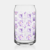 Brautmädchen Purple Blumen Dosenglas (Rechts)