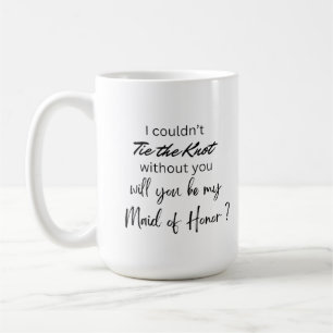 Brautmädchen von Ehrenvorschlag Mug Kaffeetasse