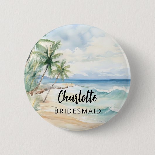 Brautmarke für die Hochzeitsjacke Button (Vorderseite)