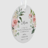 Brautmutter-Andenken-Schmuck Ornament (Vorderseite)