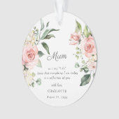 Brautmutter-Andenken-Schmuck Ornament (Vorderseite)