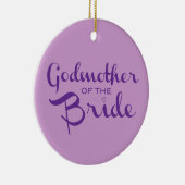 Brautmutter auf Lila Lila Keramikornament (Rechts)