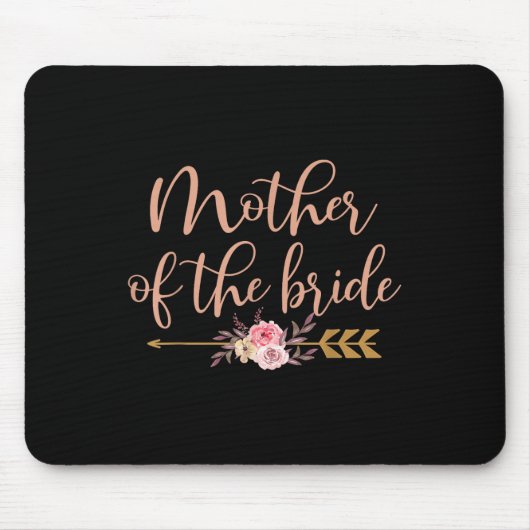 Brautmutter Brautparty Geschenk Hochzeit Par Mousepad (Vorne)