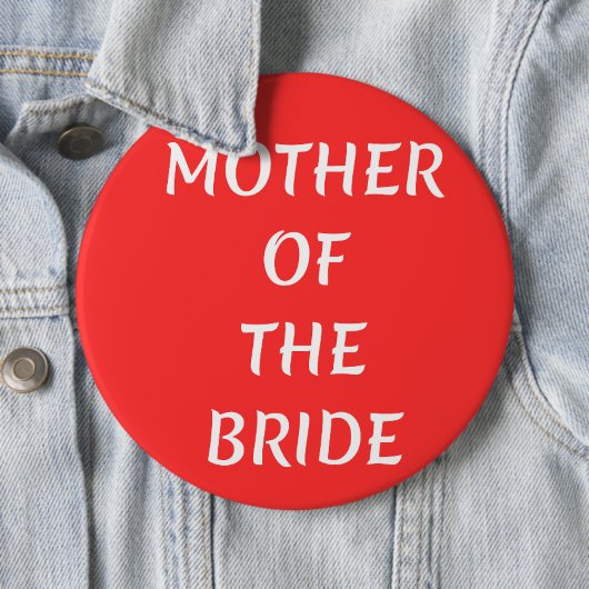 Brautmutter Button (Beispiel)