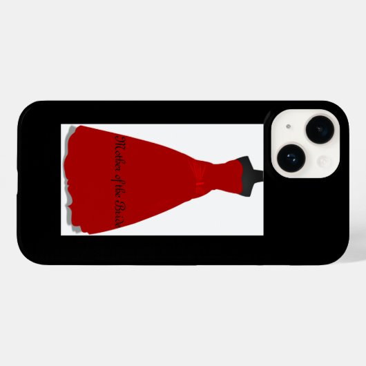 Brautmutter Case-Mate iPhone Hülle (Rückseite (Horizontal))