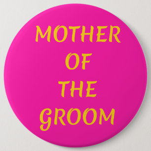 Brautmutter des Bräutigams Button