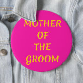 Brautmutter des Bräutigams Button (Beispiel)