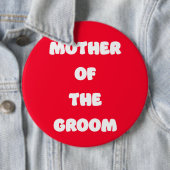 Brautmutter des Bräutigams Button (Beispiel)