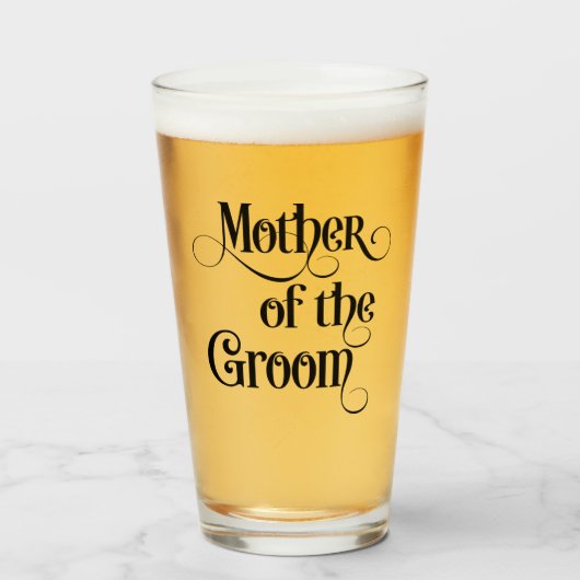 Brautmutter des Bräutigams Glas (Vorne (Gefüllt))