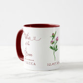 Brautmutter des Bräutigams Tasse (Vorderseite Links)