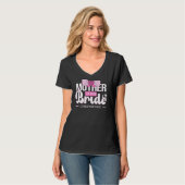 Brautmutter für Hochzeit oder Junggesellenabschied T-Shirt (Vorderseite Vollansicht)
