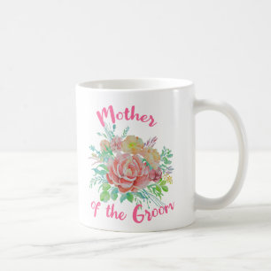Brautmutter Geschenk Vintage Floral Aquarell Kaffeetasse