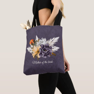 Brautmutter Herbstblumen und Pampasgras Tasche