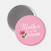 Brautmutter Hochzeit Kalligrafie | Magnet (Vorderseite/Rückseite)