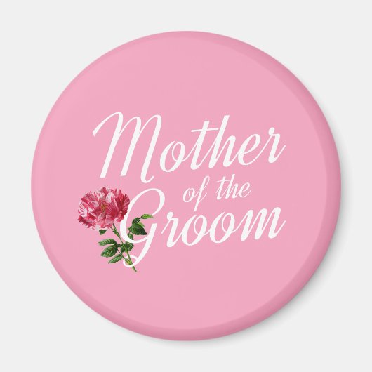 Brautmutter Hochzeit Kalligrafie | Magnet (Vorne)