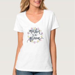 Brautmutter Hochzeit Kalligrafie T-Shirt