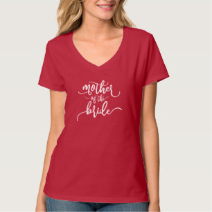 Brautmutter Hochzeit Kalligraphie   T-Shirt