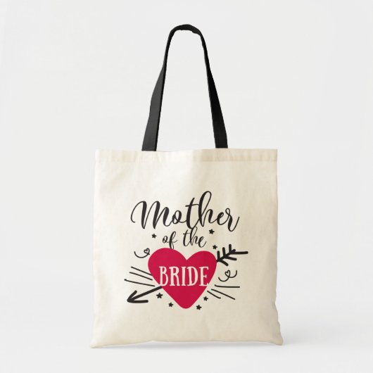 Brautmutter-Hochzeit-Mutter-Geschenk-Tasche Tragetasche (Vorne)