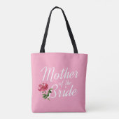 Brautmutter Hochzeits-Kalligrafie | Tote Bag Tasche (Rückseite)