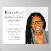 Brautmutter in der Pariser Gedenkfeier zum Foto Poster (Vorne)