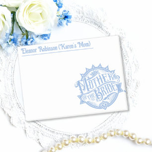 Brautmutter in individueller Farbe und Text Post-it Klebezettel