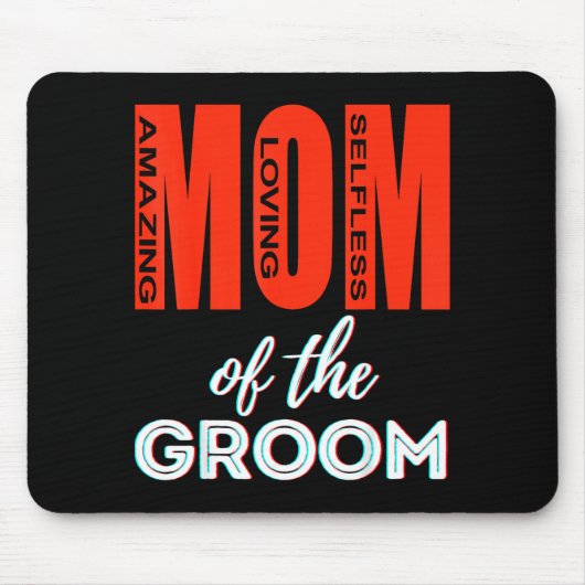 Brautmutter Lustige Mutter Hochzeitsshower Spaß Mousepad (Vorne)