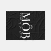 Brautmutter Mob Hochzeit Mama Cute Fleecedecke (Vorderseite (Horizontal))