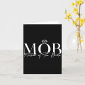 Brautmutter Mob Hochzeit Mama Cute Karte (Gelbe Blume)