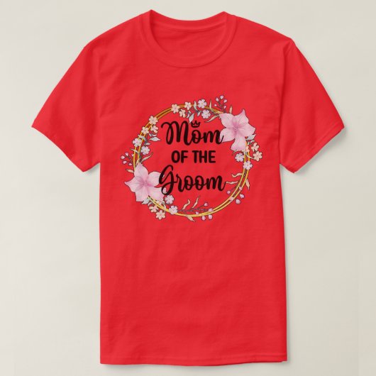 Brautmutter-Party Hochzeitstag Brautmutter T-Shirt (Design vorne)