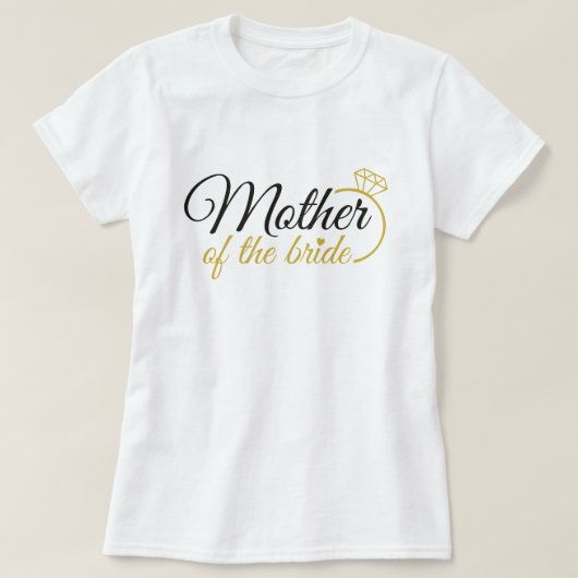 Brautmutter Party T-Shirt (Design vorne)