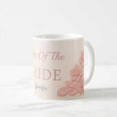 Brautmutter Rosa Floral Kaffeetasse (VorderseiteRechts)