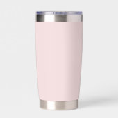 Brautmutter Rosa Weiß Farn Thermobecher (Rückseite)