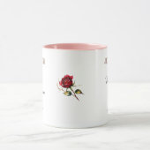 Brautmutter rote Rosenknospe Tasse (Zentrum)