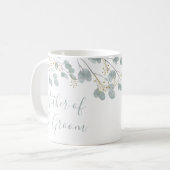 Brautmutter Rustikales Eukalyptus Kaffeetasse (Vorderseite Links)