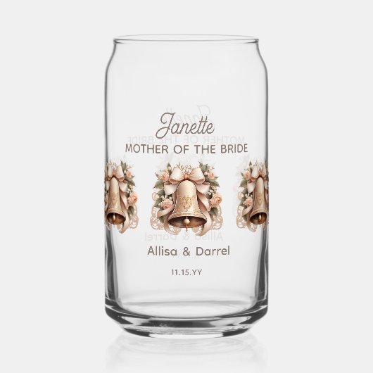 Brautmutter-Soda-Glas Dosenglas (Vorderseite)