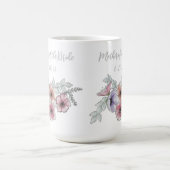Brautmutter-Wasserfarben-Botanik-Mug Kaffeetasse (Mittel)