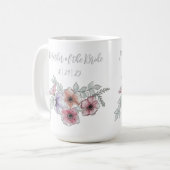 Brautmutter-Wasserfarben-Botanik-Mug Kaffeetasse (Vorderseite Links)