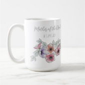 Brautmutter-Wasserfarben-Botanik-Mug Kaffeetasse (Links)