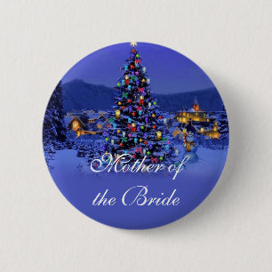 Brautmutter, Weihnachtsfeier Hochzeit Button