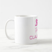 Brautname rotes Herz Kaffeetasse (Links)