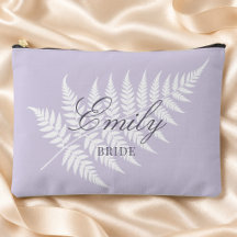 Brautname Soft Lavender White Fern Groß