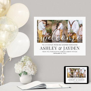 Brautpaar-Junggesellenabschied Begrüßungsskript 3  Poster