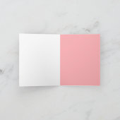 Brautpaare mit Aquarellfarbenehmung Einladung (Innenseite)