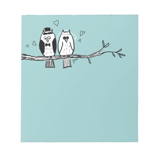 Brautpaare Notizblock (Vorderseite)